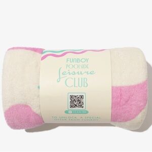 FunBoy Poolside Leisure Club Beach Towel (BRAND NEW NEVER USED)